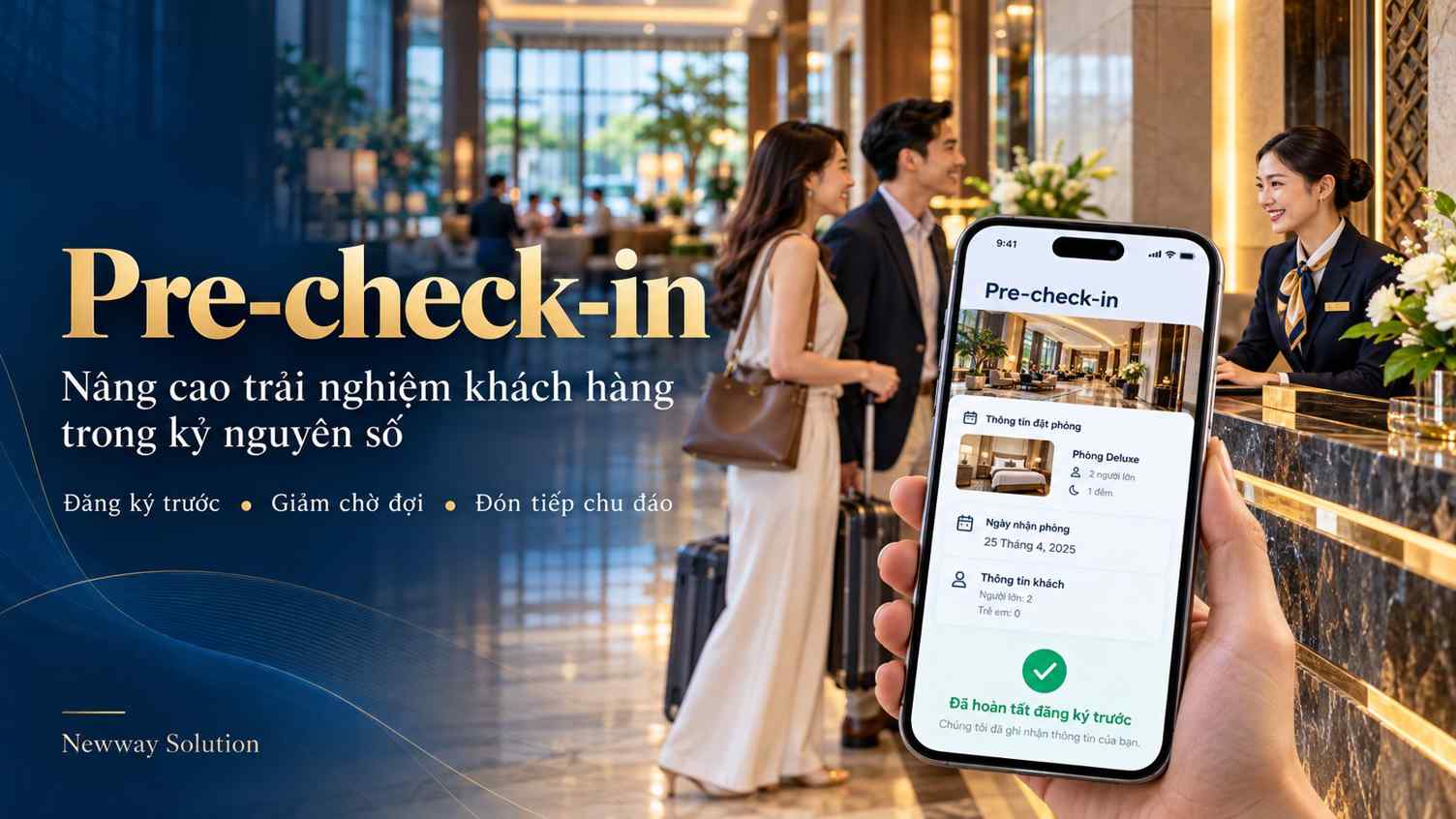 Pre check-in cho khách lưu trú tại khách sạn