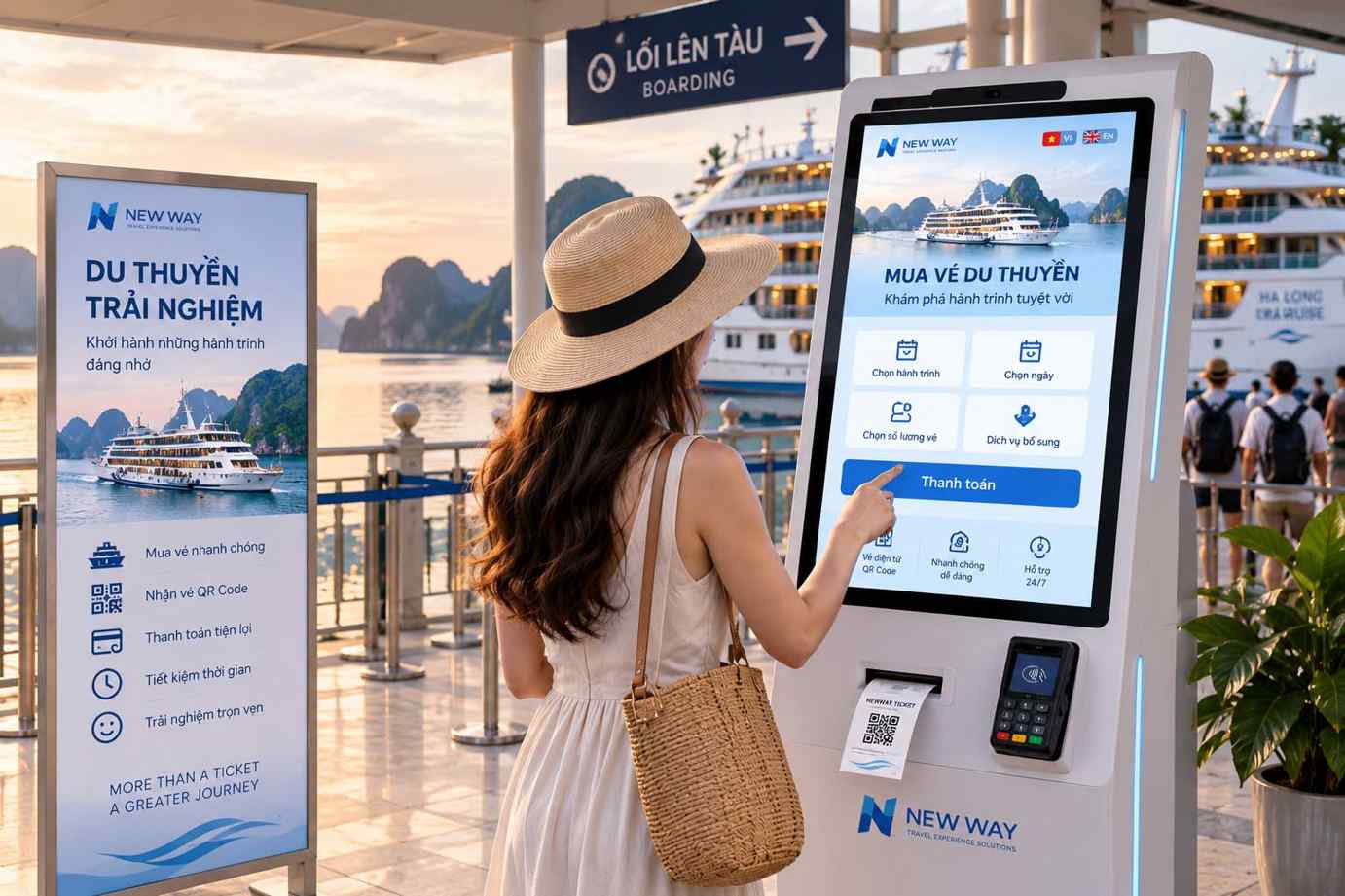 bán vé du thuyền trải nghiệm