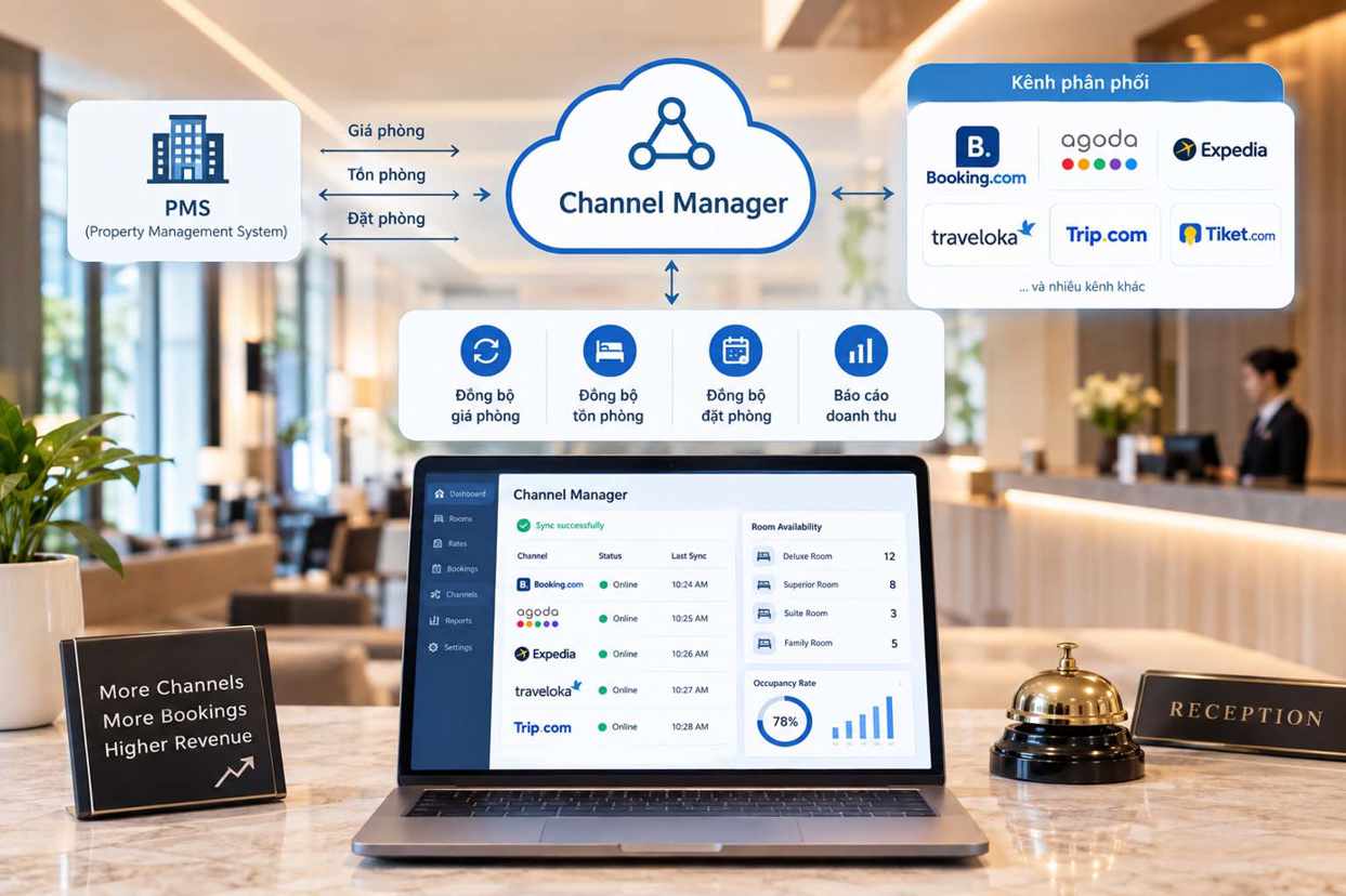 Channel Manager là gì? Vai trò và lợi ích trong quản lý khách sạn