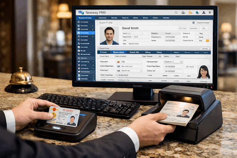 Tích hợp đọc CCCD &amp; Passport trên Newway PMS