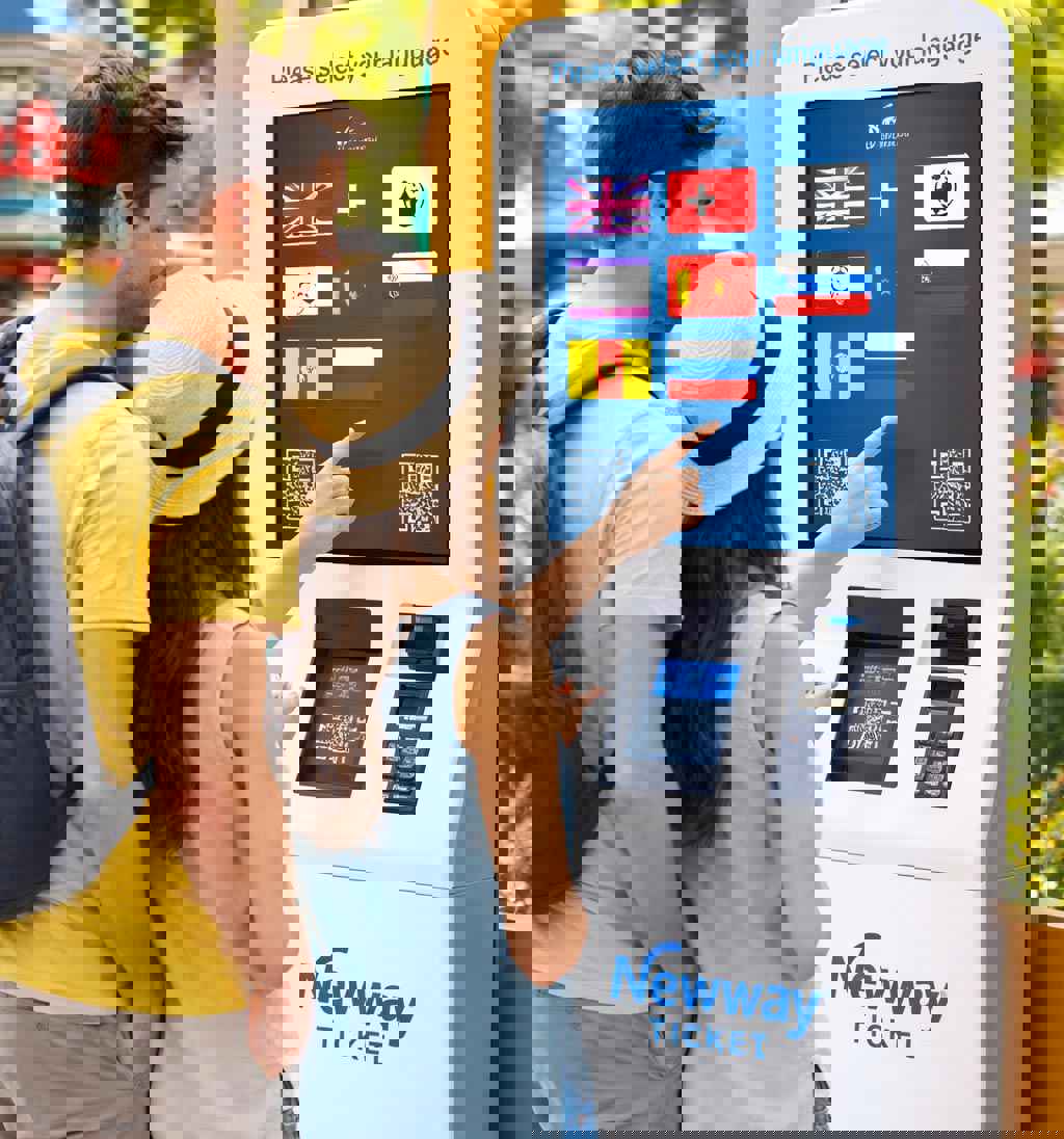 Kiosk bán vé tự động &amp; Website bán vé | Newway Ticket