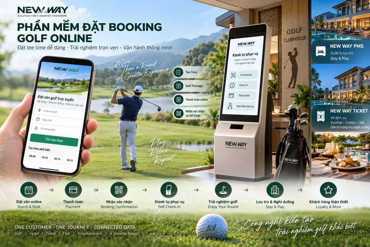 Phần mềm booking golf online