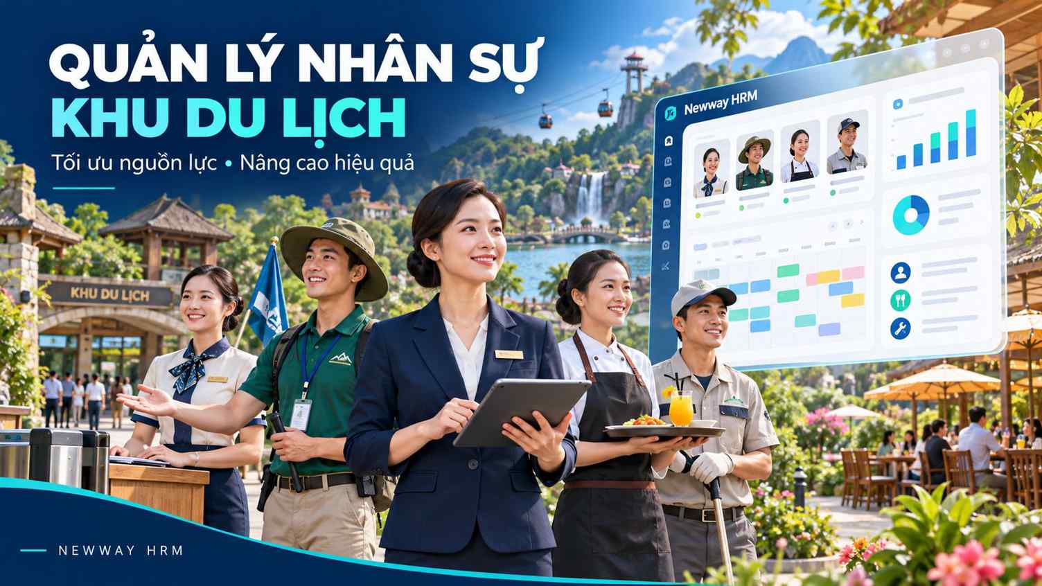 Quản lý nhân sự cho khu du lịch