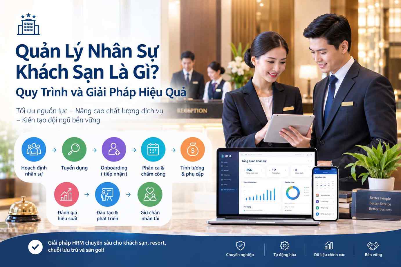 Quản Lý Nhân Sự Khách Sạn Là Gì? Quy Trình &amp; Giải Pháp Hiệu Quả