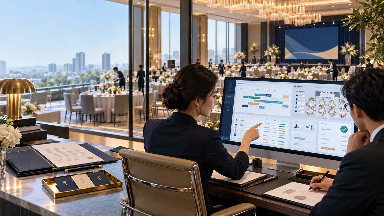 Quản lý đặt phòng đoàn và MICE trên PMS